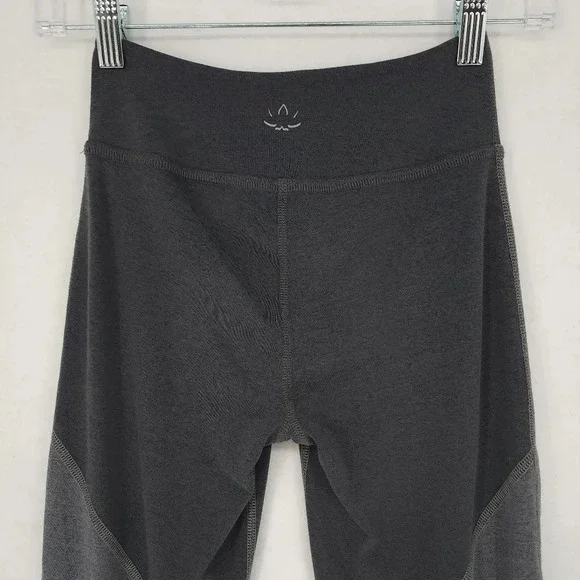 Beyond Yoga Colorblock Plush Angles Capri Legging in Three Tone Grey - Picture 5 of 10